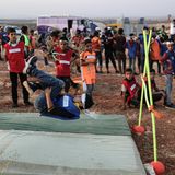 Hochsprung durfte ebenfalls nicht fehlen