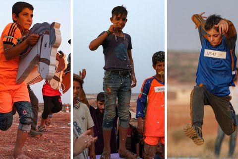 "Olympia der Zelte" in Idlib