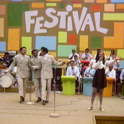 GLADYS KNIGHT & the Pips beim Harlem Cultural Festival in 1969