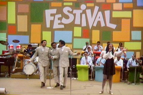GLADYS KNIGHT & the Pips beim Harlem Cultural Festival in 1969