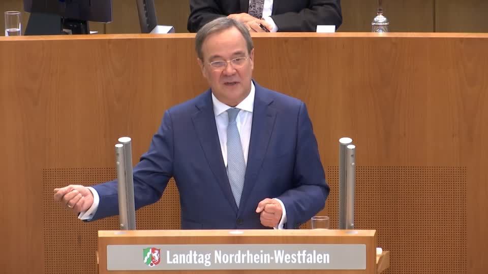 Video: Laschet - Flut-Hilfsfonds muss 20 bis 30 Milliarden Euro schwer sein