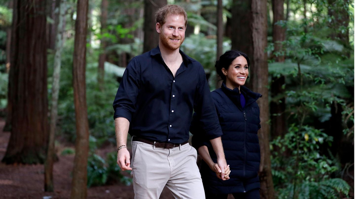 Im Herbst 2018 besuchten Prinz Harry und seine Frau Meghan Neuseeland