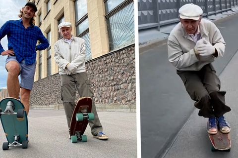 Skateboard-Opa