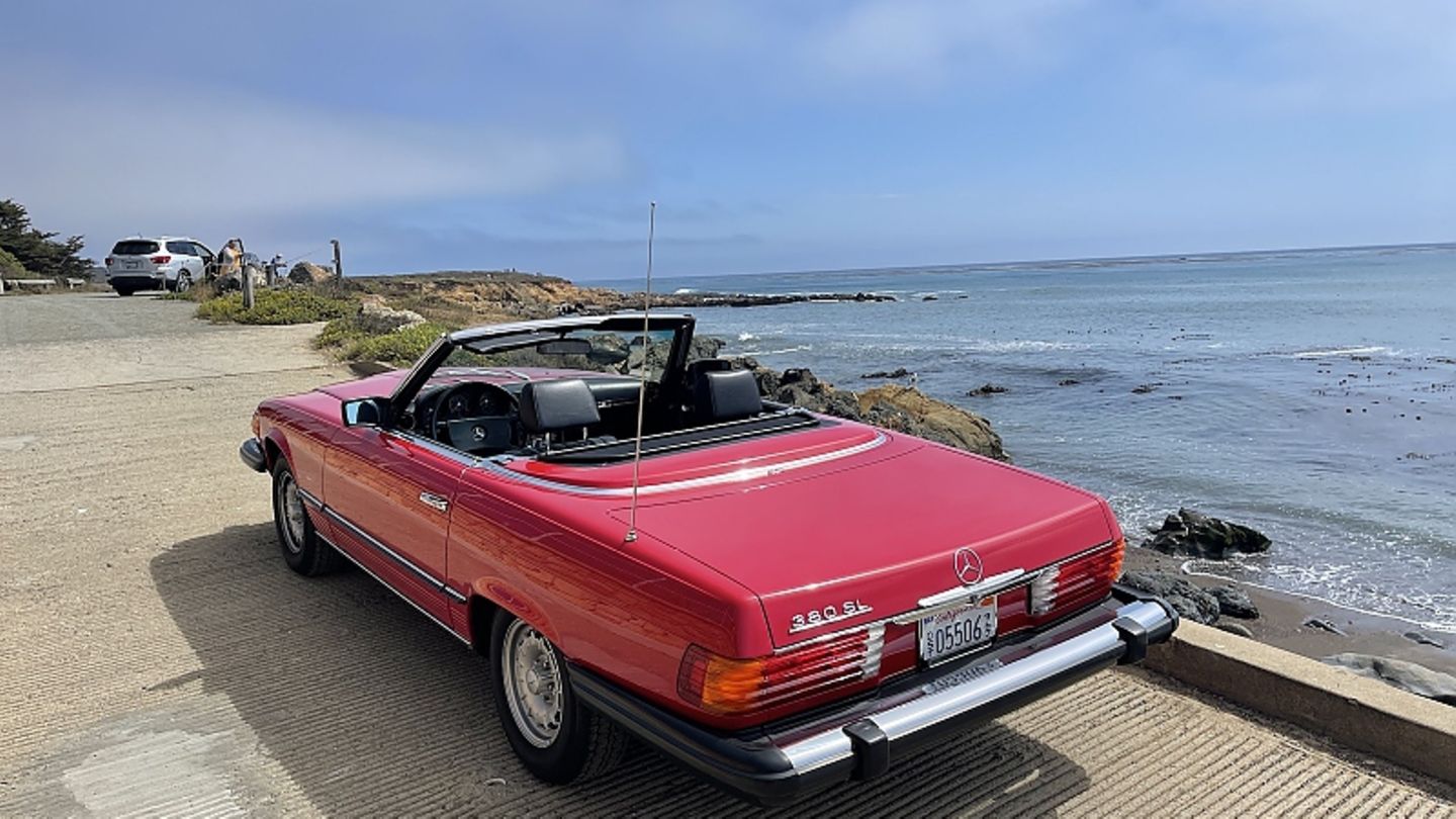 Road trip Los Angeles -Monterey in the Mercedes SL 380: Off to the north Road trip Los Angeles -Monterey in the Mercedes SL 380: Off to the north