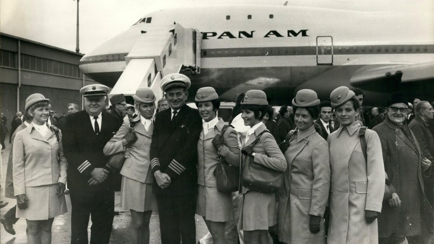 Testflug des Jumbo Jets