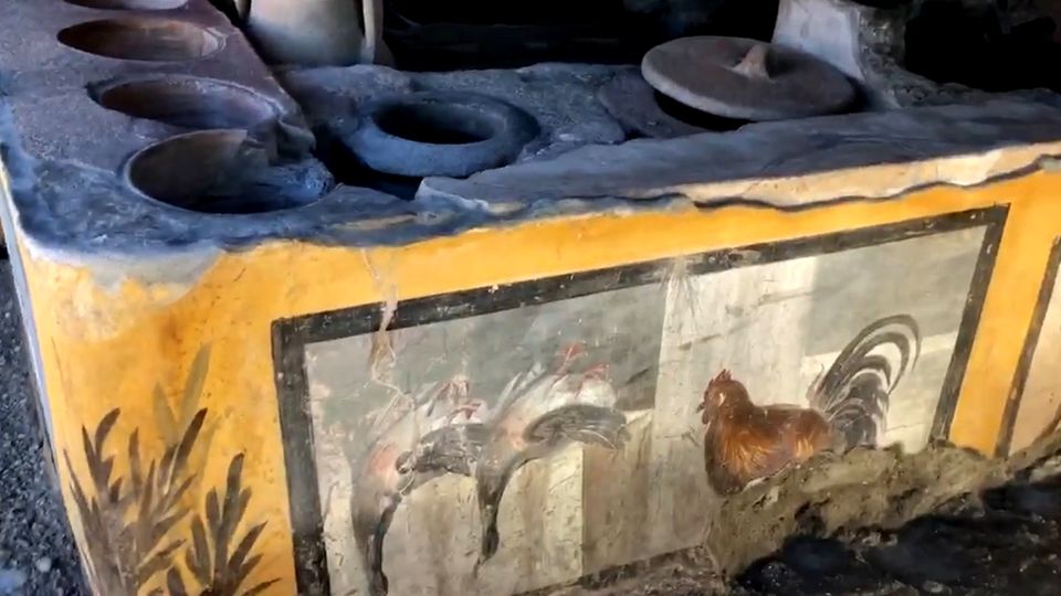 Antike Imbissbude in Pompeji
