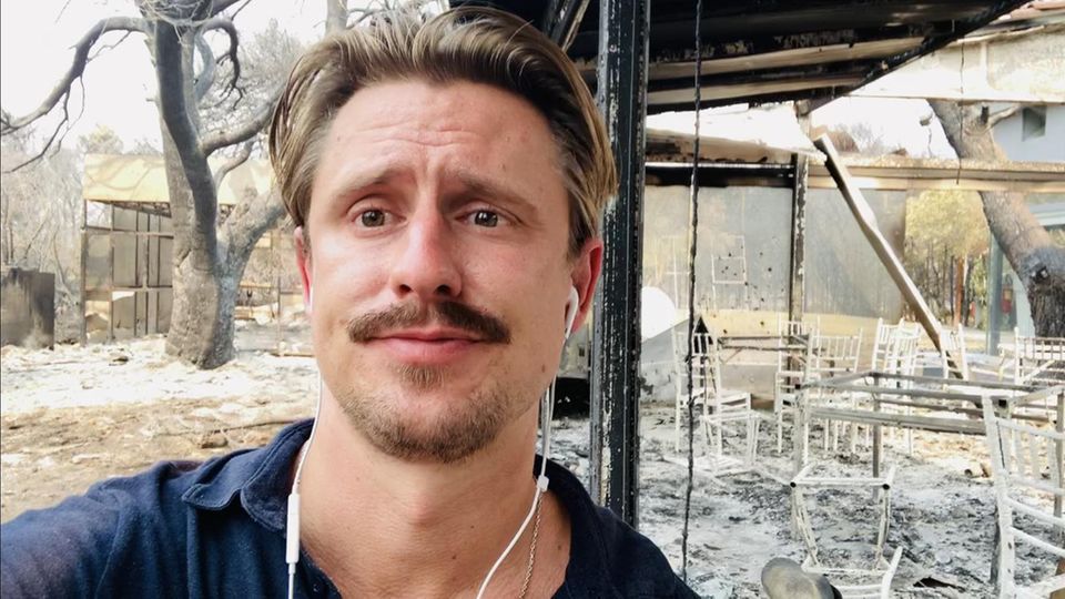 Jonas Breng in Varibobi im Norden von Athen
