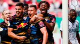 Spieler von RB Leipzig jubeln