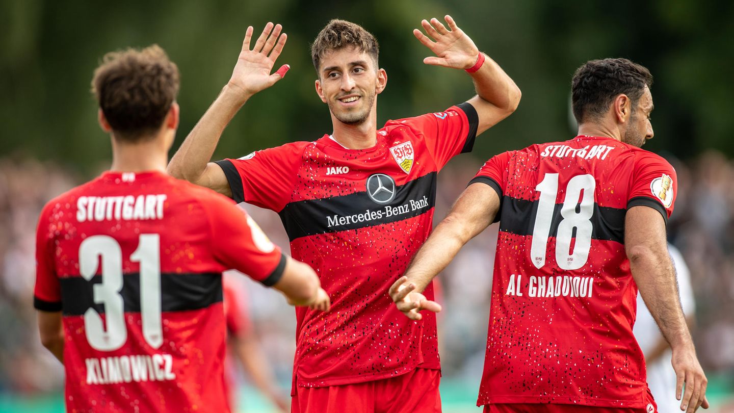 VfB Stuttgart – Noch jünger und unberechenbarer ist gut! Die VfB-Spieler Klimowicz, Karazor und Al Ghaddioui