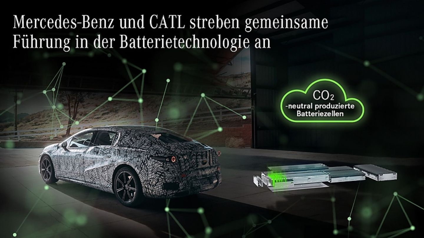 Mercedes Benz und CATL arbeiten bei der Batterietechnologie eng zusammen