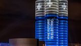 BMW Hochhaus als Batterie