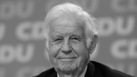 Der frühere sächsische Ministerpräsident Kurt Biedenkopf