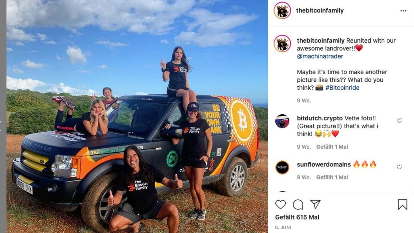 The Bitcoin Family documents its history on numerous platforms such as Instagram