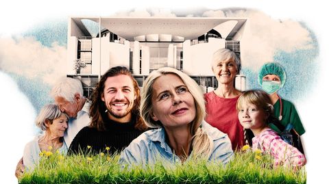 Illustration Neustart Deutschland