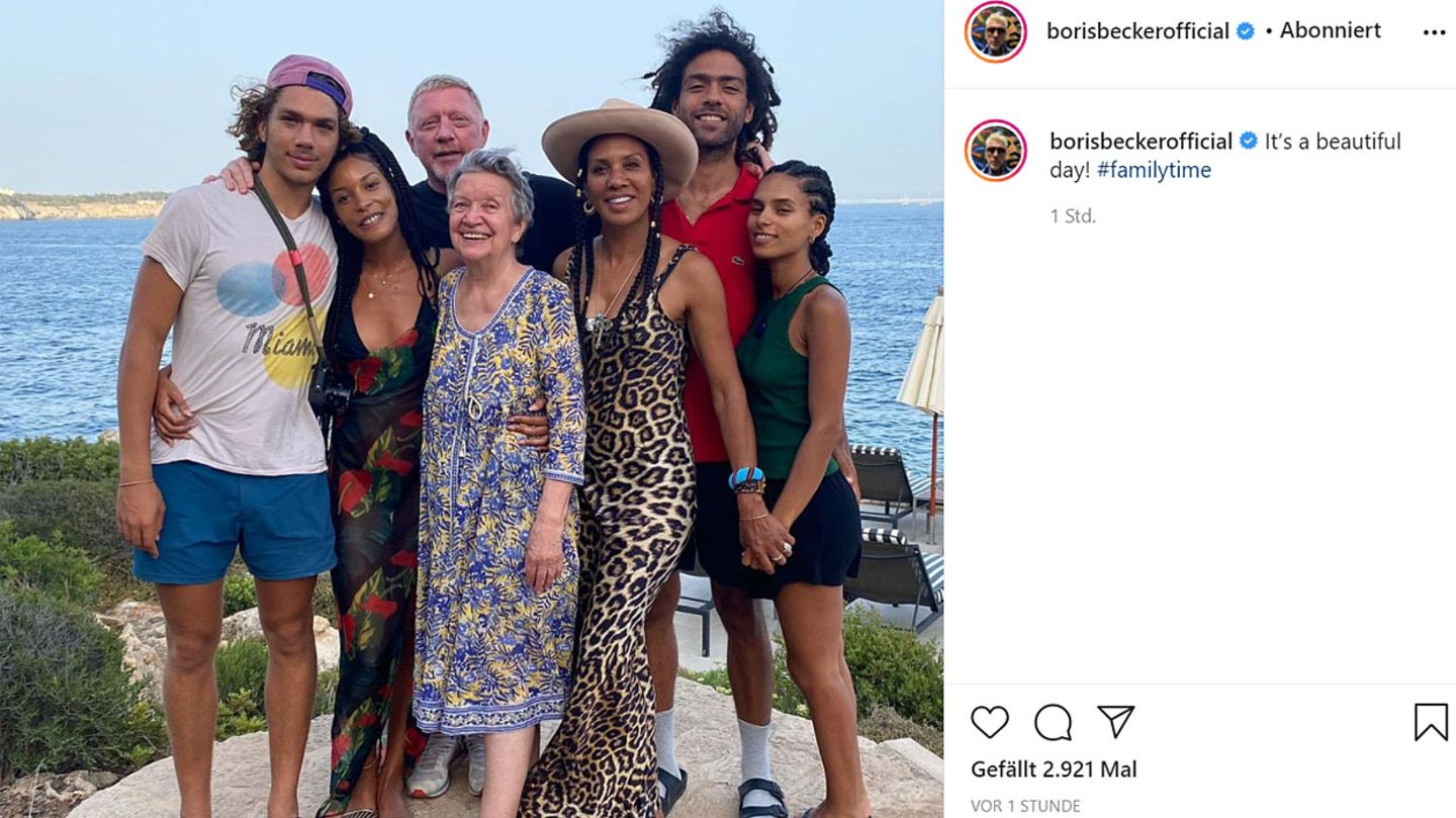 Boris Becker veröffentlichte ein Familienfoto auf Instagram