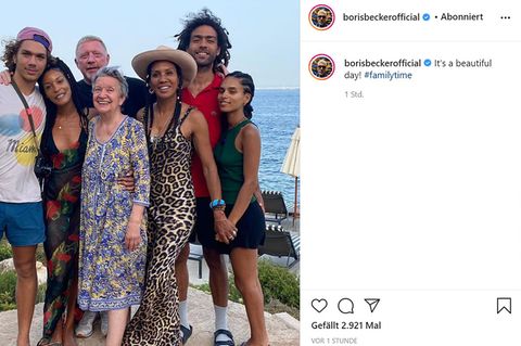 Boris Becker veröffentlichte ein Familienfoto auf Instagram