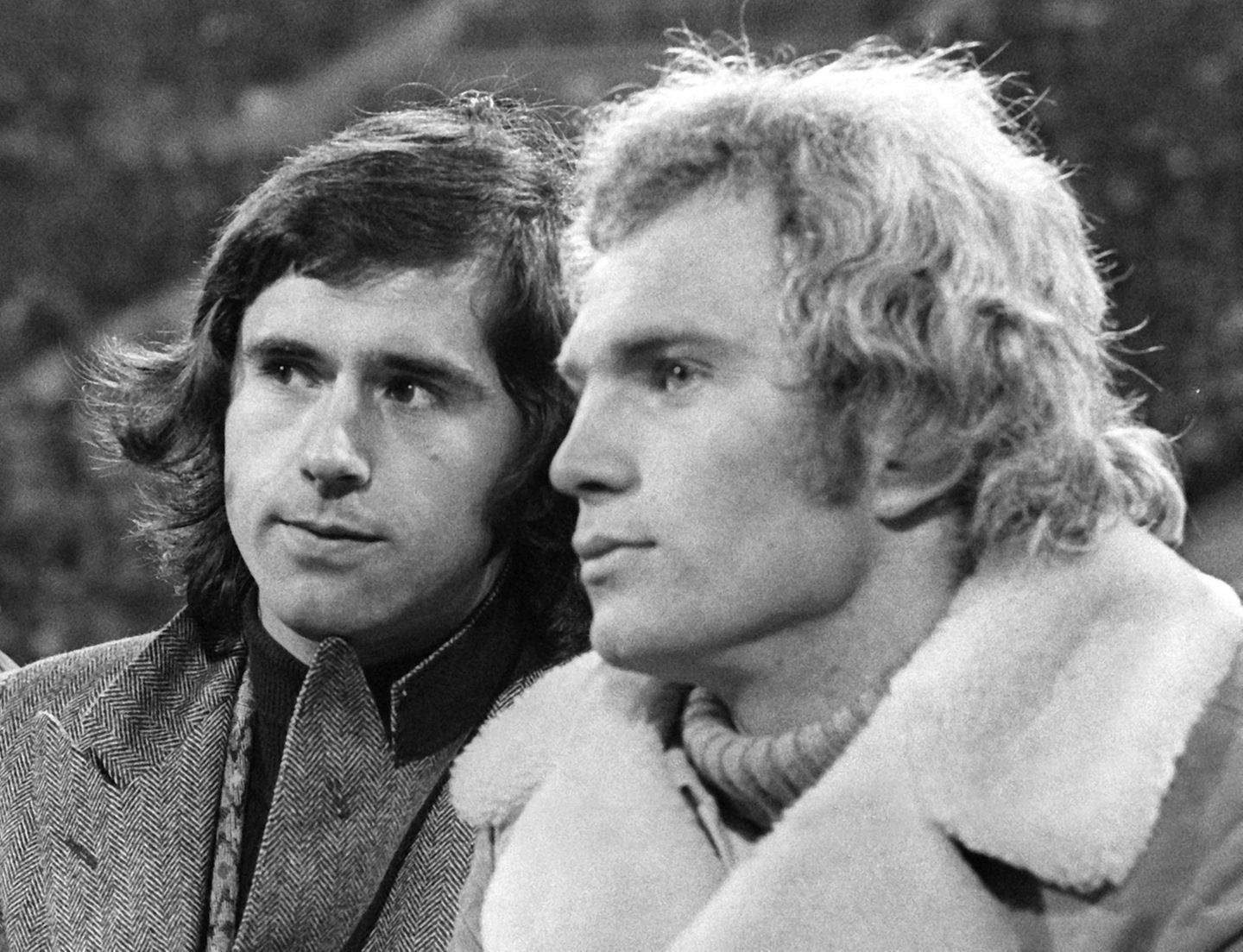 Gerd Müller und Uli Hoeneß in den 70ern