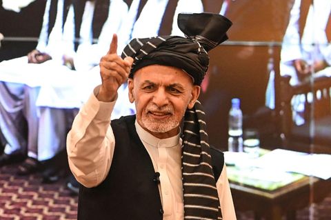 Präsident Aschraf Ghani flieht vor der Übermacht der Taliban