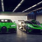 Neben dem Bolide wirkt der Bugatti Chiron fast schon zurückhaltend gestaltet