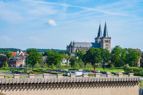 Stadtbild von Xanten in Nordrhein-Westfalen