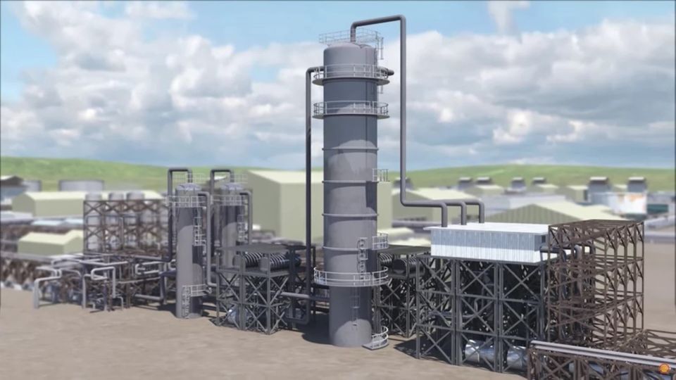 Eine der zwei Anlagen, die blauen Wasserstoff herstellen, setht in Alberta, Kanada.