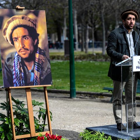 Ahmad Massoud, Sohn des afghanischen Helden Shah Massoud, spricht in Paris