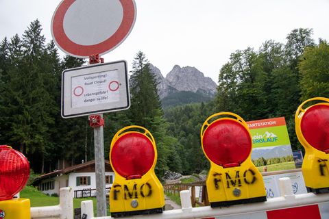 Höllentalklamm am Fuß der Zugspitze