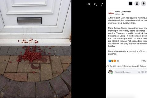 Einbrecher setzen Kidneybohnen ein, um herauszufinden, ob die Bewohner zu Hause sind 