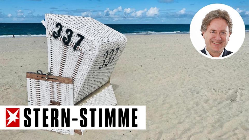 Entspannung im Strandkorb auf Sylt