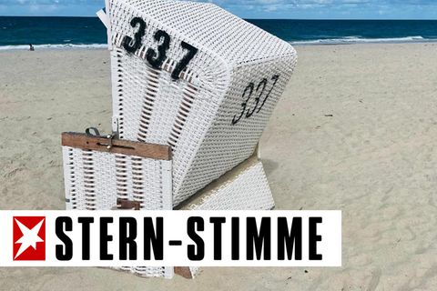 Entspannung im Strandkorb auf Sylt