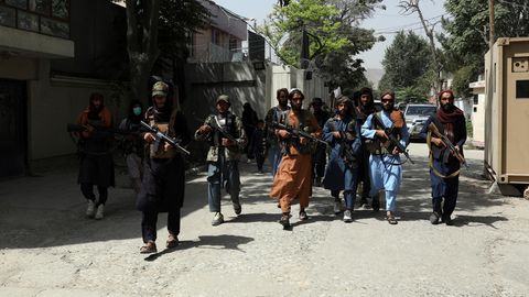 Taliban-Kämpfer in Kabul