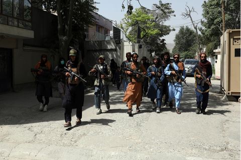 Taliban-Kämpfer in Kabul