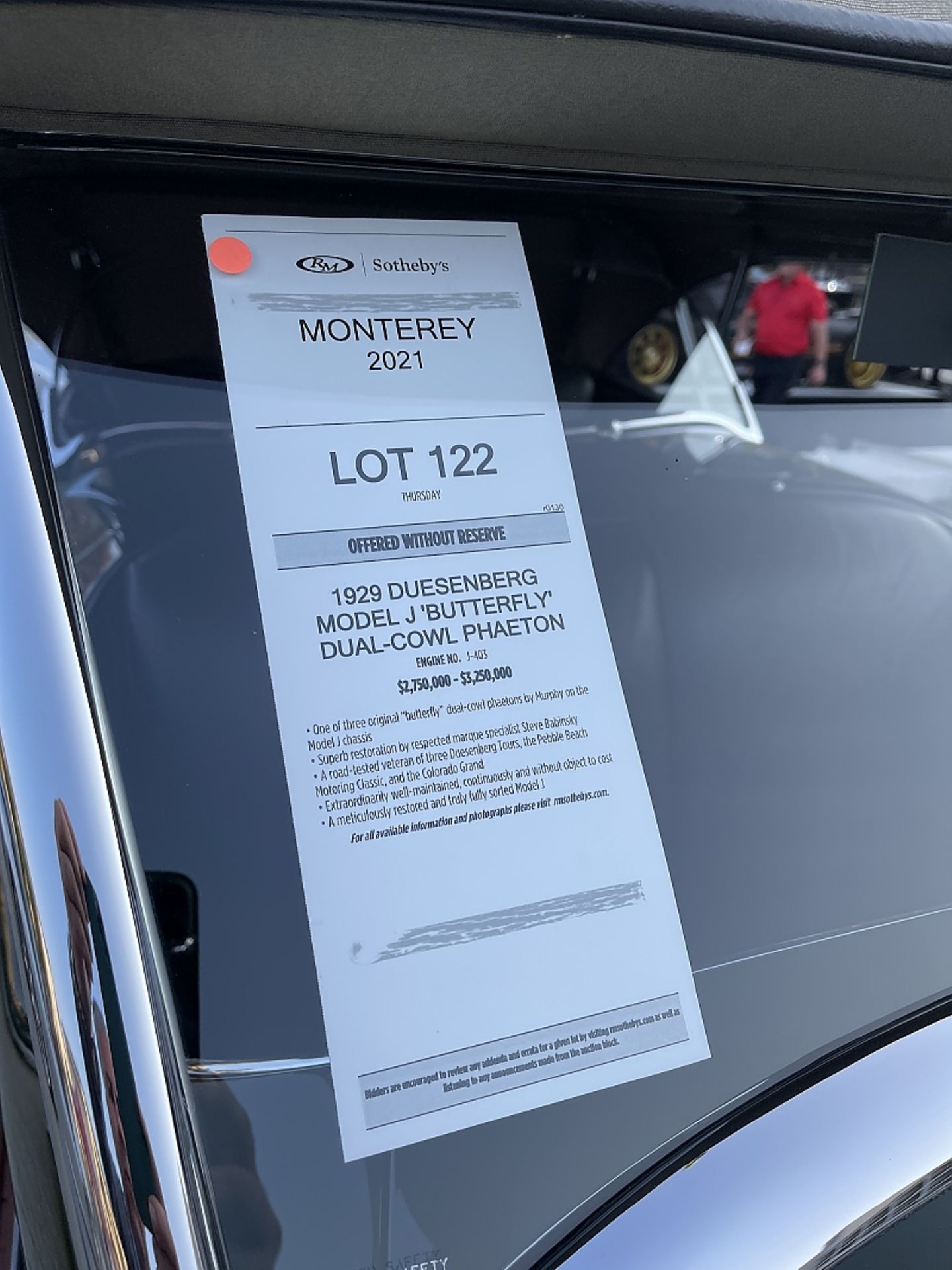 Versteigerungen RM Sotheys Monterey 2021