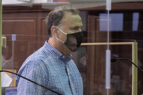 Ken Kurson am Mittwoch vor dem Strafgericht in Manhattan