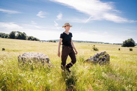 Sara Meier arbeitet als Schäferin in einem Biosphärenreservat