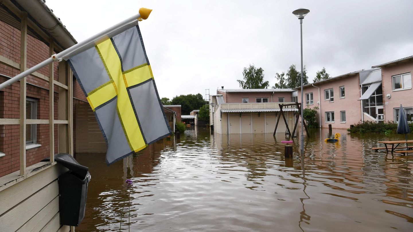 Fluten in Schweden