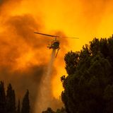 Waldbrand Athen
