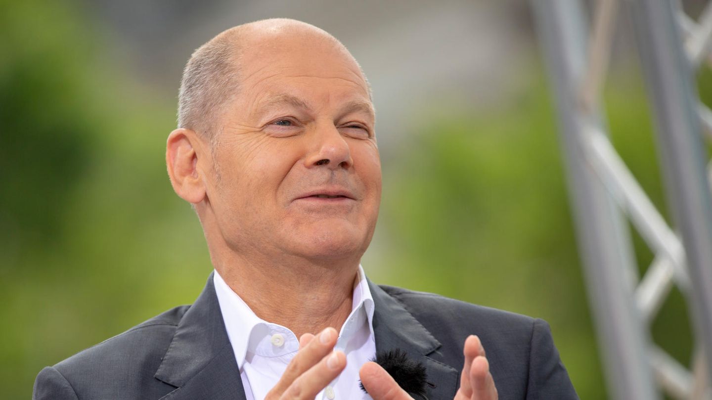 SPD-Kanzlerkandidat Olaf Scholz hat angesichts aktueller Umfragewerte gut lachen
