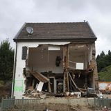 Zerstörtes Haus in Rech