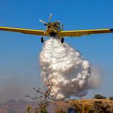 Sprühflugzeug auf Zypern