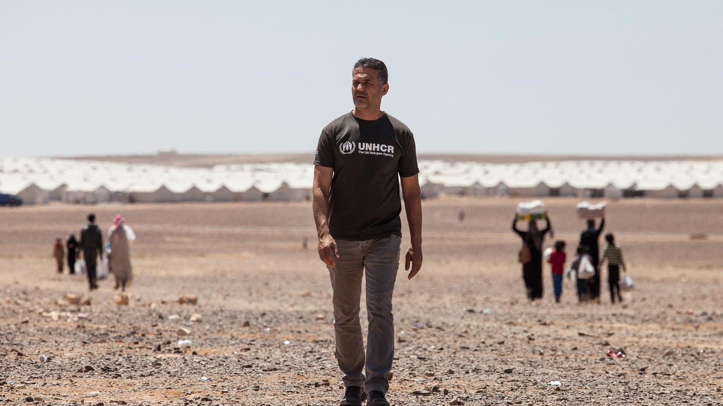 Der Autor Khaled Hosseini in Jordanien 2018