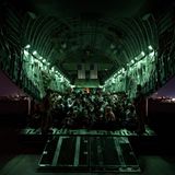 US-Maschine mit Menschen