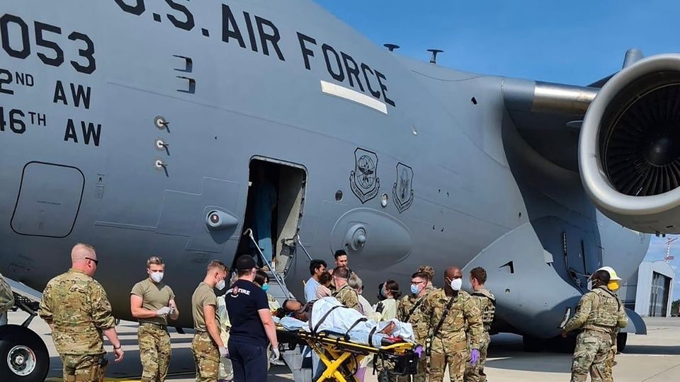 US-Stützpunkt Ramstein ist bereit für 10.000 Afghanistan-Flüchtlinge