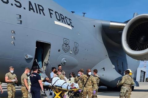 US-Stützpunkt Ramstein ist bereit für 10.000 Afghanistan-Flüchtlinge