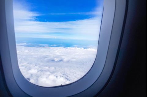 Fenster in Flugzeugen sollten aus hygienischen Gründen gemieden werden