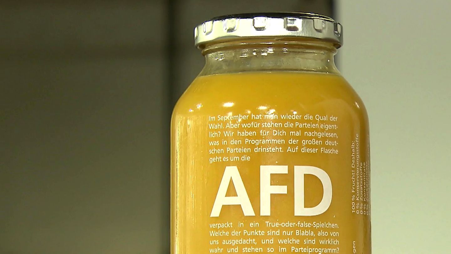 True-Fruits-Aktion: Edeka verbannt AfD-Flaschen aus Sortiment (Video ...