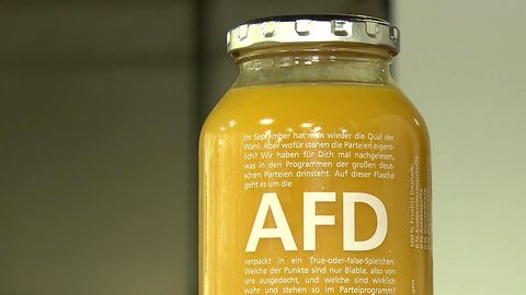 Umstrittene True-Fruits-Aktion: Edeka verbannt AfD-Flaschen auf dem Sortiment