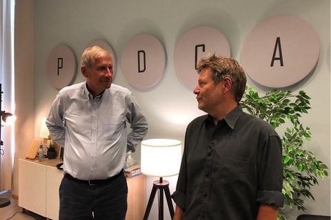 Robert Habeck zu Gast bei Ulrich Wickert