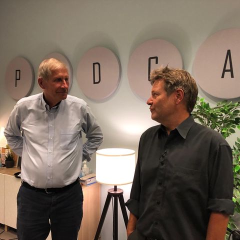 Robert Habeck zu Gast bei Ulrich Wickert