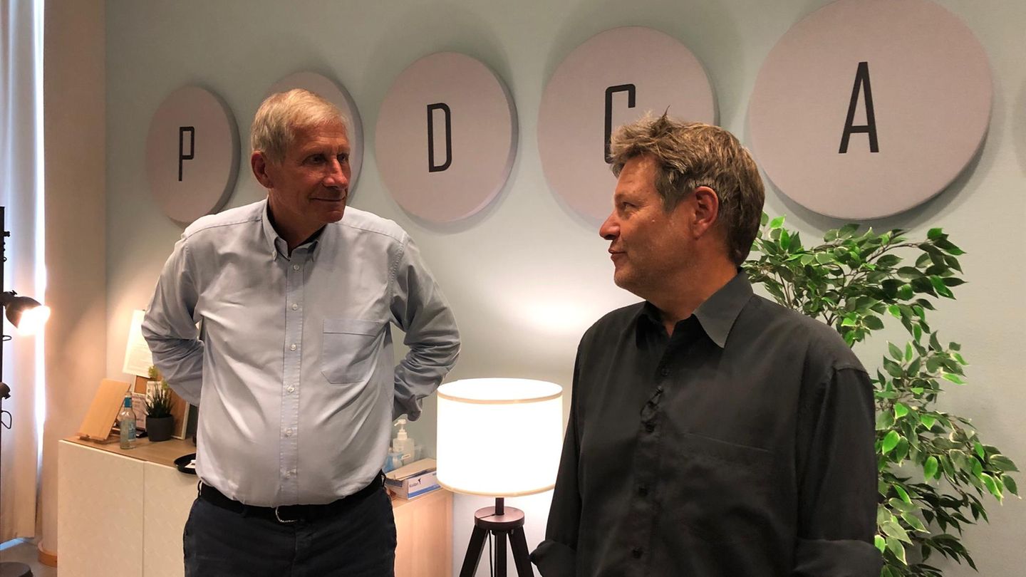 Robert Habeck zu Gast bei Ulrich Wickert